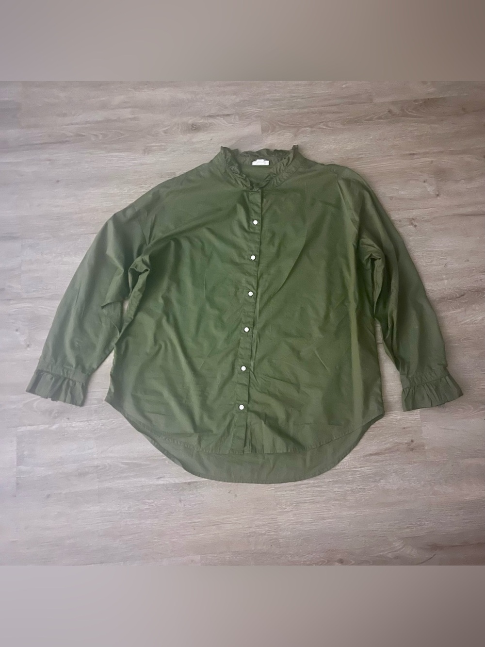 Gorgeous a.n.a A New Approach Olive Green Blouse